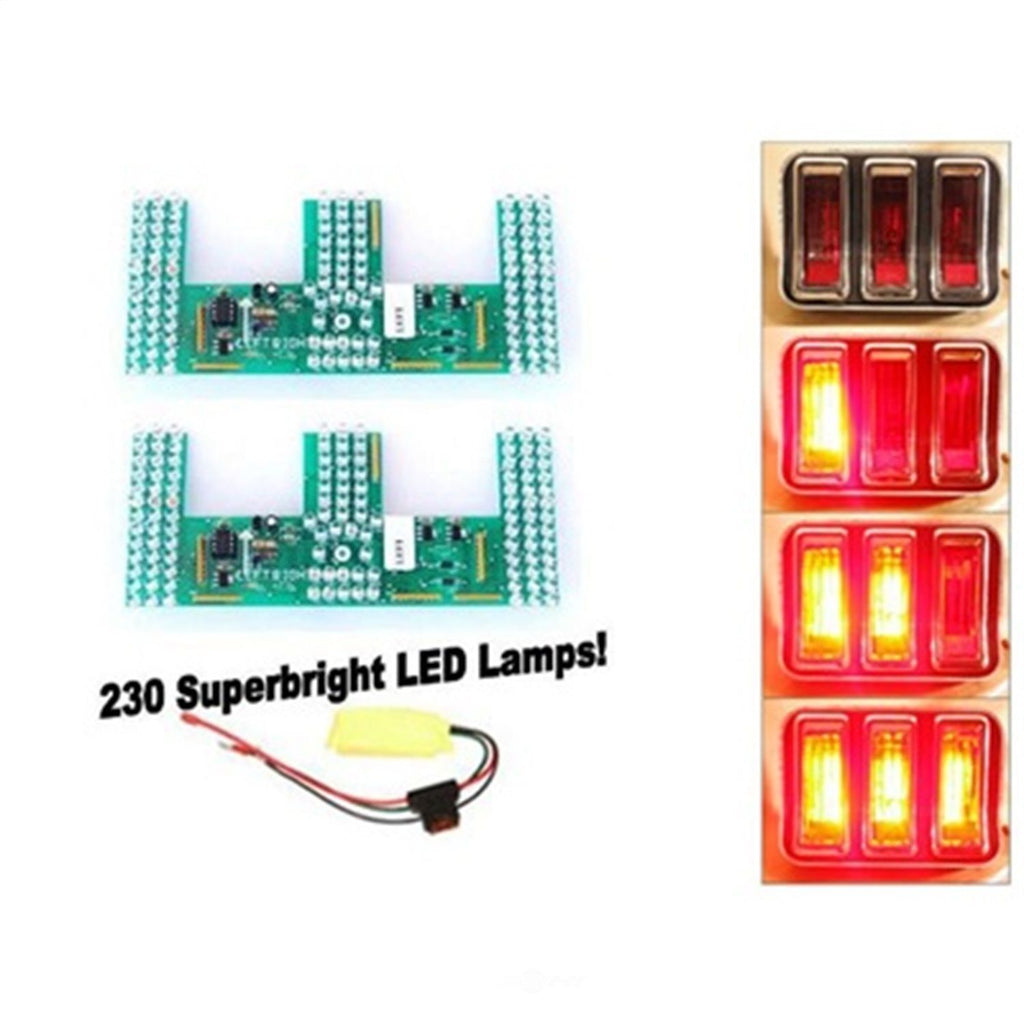 Scott Drake LED Sequential Tail Light Kit, Super Bright SD-6004-UB fits 1967-1968 Ford Mustang