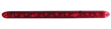 Load image into Gallery viewer, Race Sport 17in Screw Mount Hi-Power 9-LED Tail/Brake Light (Red w/ Red Lens) RS-17-RED