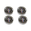 Load image into Gallery viewer, Scott Drake Styled Steel Hubcaps (Black Background) C5ZZ-1130-WB fits 1965-1966 Ford Mustang