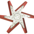 Load image into Gallery viewer, Derale 17" High Performance Aluminum Standard Rotation Flex Fan Red Blade w/ Chrome Hub 19417