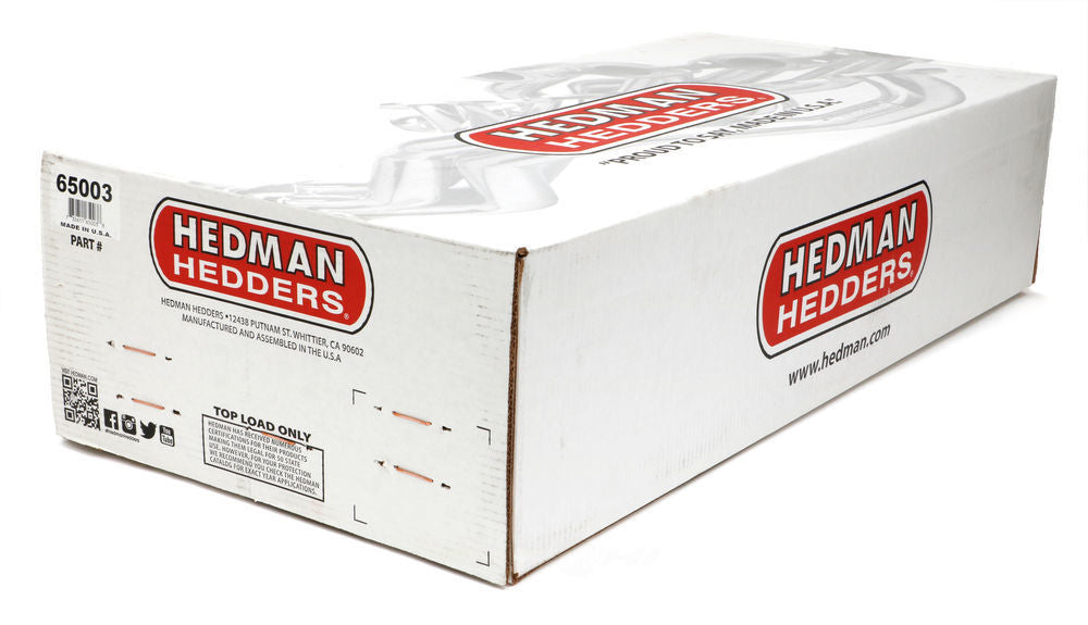 Hedman Hedders Standard Uncoated Headers; 1-3/4 in. Tube Dia.; 3 in. Coll.; FULL LENGTH Design 65003 fits 1967-1974 Chevrolet Camaro / Chevy II / Nova