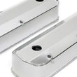 Load image into Gallery viewer, Hamburger's Performance FABRICATED ALUMINUM VALVE COVERS BRUSHED WITH HOLE 1040 fits Ford SB