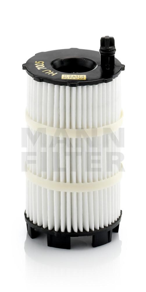 Mann-Filter Oil Filter Kit HU 7005 X fits 2007-2015 2018 2020-2023 Audi A6 Quattro / A8 Quattro / Q7 / R8 / RS4 / RS5 / S5 / S6 / S8 / Volkswagen Touareg