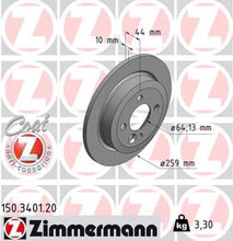 Load image into Gallery viewer, Zimmermann Coated Brake Disc 3401 fits 2002-2007 Mini Cooper