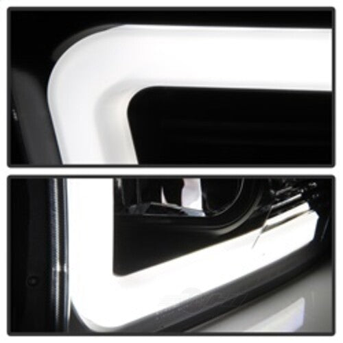 Spyder Auto (Spyder Signature) Projector Headlights - Version 2 - Light Bar DRL - Black 5084811 fits 2009-2010 Dodge Ram 1500 / 2009-2010 Dodge Ram 2500 / 2009-2010 Dodge Ram 3500 / 2011-2018 Ram 1500 / 2011-2016 Ram 2500 / 2011-2016 Ram 3500