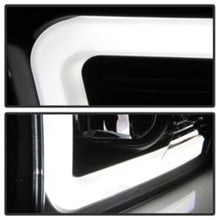 Load image into Gallery viewer, Spyder Auto (Spyder Signature) Projector Headlights - Version 2 - Light Bar DRL - Black 5084811 fits 2009-2010 Dodge Ram 1500 / 2009-2010 Dodge Ram 2500 / 2009-2010 Dodge Ram 3500 / 2011-2018 Ram 1500 / 2011-2016 Ram 2500 / 2011-2016 Ram 3500