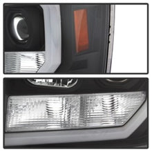 Load image into Gallery viewer, Spyder Auto (Spyder Signature) Projector Headlights - Version 2 - Light Bar DRL LED - Black 5083630 fits 2007-2013 GMC Sierra / 2007-2013 GMC Sierra 2500 Hd / 2007-2013 GMC Sierra 3500 Hd