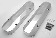 Load image into Gallery viewer, Hamburger's Performance FABRICATED ALUMINUM VALVE COVERS POLISHED NO HOLE 1033 fits Pontiac