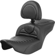 Load image into Gallery viewer, Saddlemen Roadsofa™ Seat - with Backrest - Tuck-n-Roll - Carbon Fiber 823-07-204B0 fits 2023-2024 Harley-Davidson FLTR, FLHX