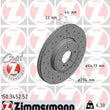 Load image into Gallery viewer, Zimmermann Brake Disc 3452 fits 2002-2007 Mini Cooper