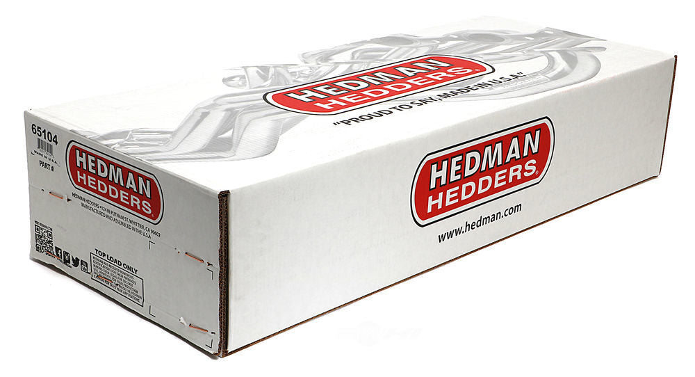 Hedman Hedders Standard Uncoated Headers; 1-3/4 in. Tube Dia.; 3 in. Coll.; FULL LENGTH Design 65104 fits 1975-1981 Chevrolet Camaro / Chevrolet Nova / Pontiac Ventura
