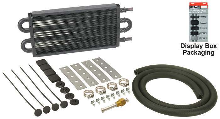Derale 4 Pass 13" Series 7000 Copper/Aluminum Transmission Cooler Kit 13101 fits 1954-2019 Austin / Chevrolet / Dodge and more