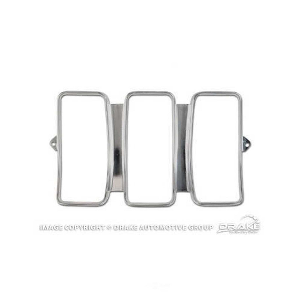 Scott Drake Tail Light Bezel, Stamped Aluminum C9ZZ-13489 fits 1969 Ford Mustang