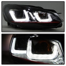 Load image into Gallery viewer, Spyder Auto (Spyder Signature) Projector Headlights - Version 3 - Dual U DRL - Black 5082046