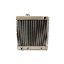 Load image into Gallery viewer, Scott Drake 2 Row aluminum radiator with transmission cooler 251-2AL fits 1964-1966 Ford Mustang 6 Cylinder