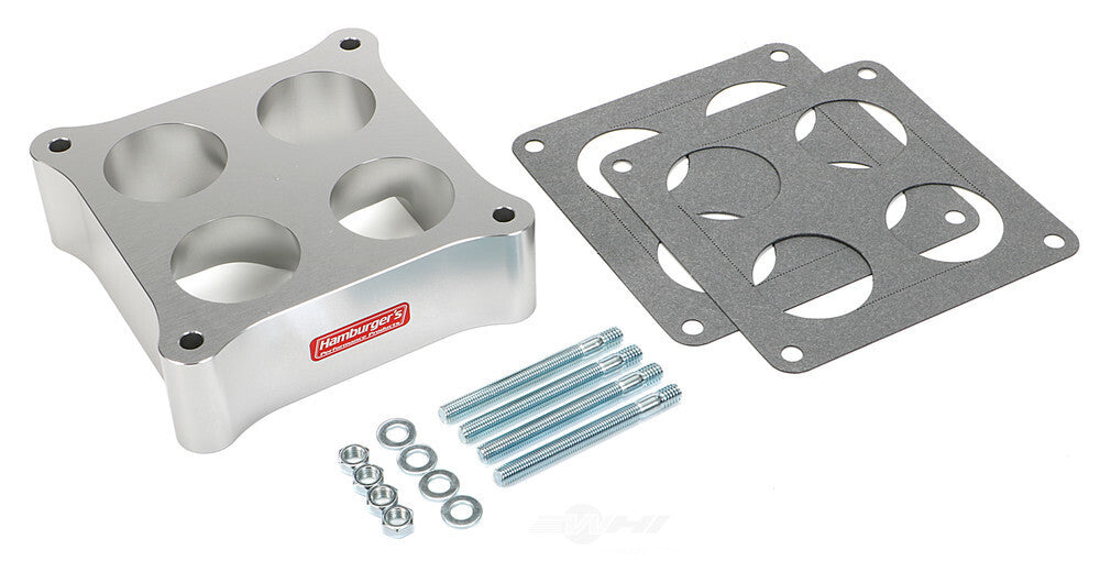 Hamburger's Performance TORQUE-FLOW CARBURETOR SPACER- Holley DOMINATOR PORTED; 2 in.- Billet Aluminum 3215