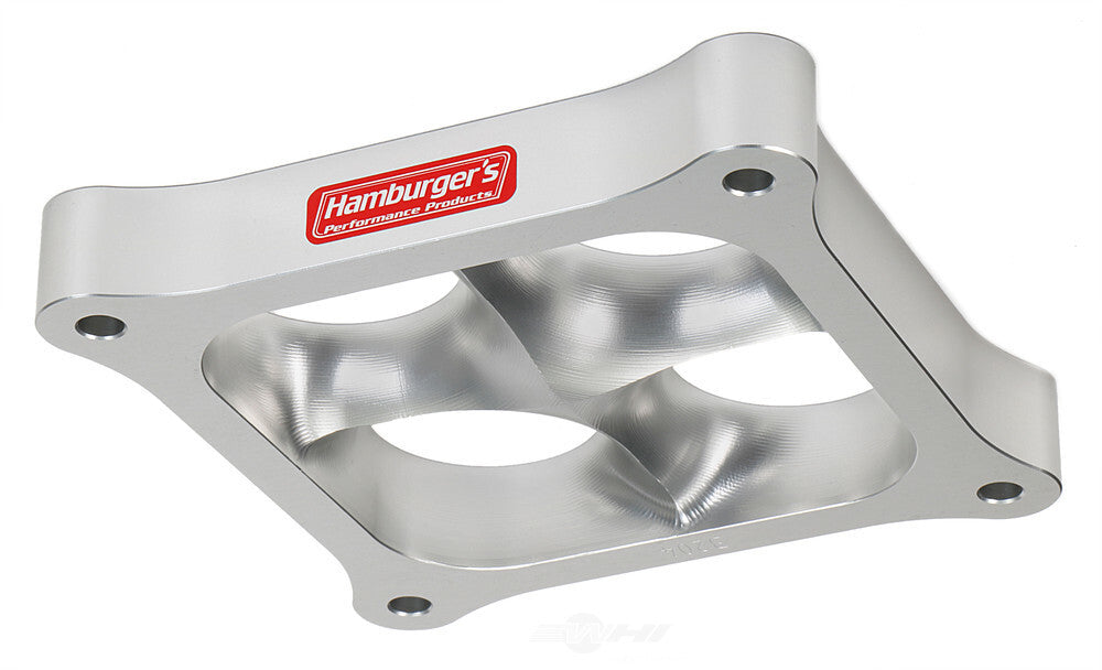 Hamburger's Performance TORQUE-FLOW CARBURETOR SPACER- Holley DOMINATOR-PORTED; 1 in.- Billet Aluminum 3204