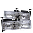 Load image into Gallery viewer, Spyder Auto (Spyder Signature) Crystal Glass Headlights - Chrome 5012388 fits 1988-1999 Chevrolet / 1988-1999 GMC