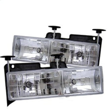 Load image into Gallery viewer, Spyder Auto (Spyder Signature) Crystal Glass Headlights - Chrome 5012388 fits 1988-1999 Chevrolet / 1988-1999 GMC