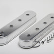Load image into Gallery viewer, Hamburger's Performance BRUSHED Aluminum Fabricated Valve Covers; No Bracket Mounting Holes 1123 fits GM LS Series