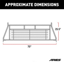 Load image into Gallery viewer, ARIES Classic Black Steel Headache Rack 111002 fits 2015-2020 Ford F-150
