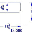 Load image into Gallery viewer, Canton Oil Pan Bracket Drag Race Pan 13-080 fits Chevy Small Block