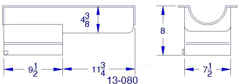 Canton Canton Oil Pan Bracket Drag Race Pan 13-080 fits Chevy Small Block