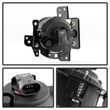 Load image into Gallery viewer, Spyder Auto (Spyder) OEM Fog Lights W/Switch - Clear 5077769 fits 2014-2015 Mitsubishi Mirage