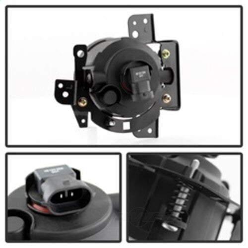 Spyder Auto (Spyder) OEM Fog Lights W/Switch - Clear 5077769 fits 2014-2015 Mitsubishi Mirage