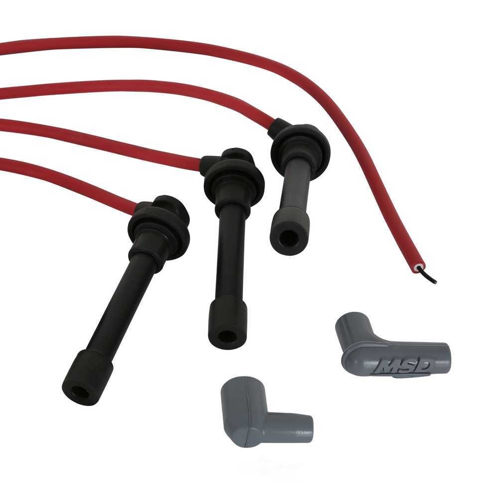 MSD Conductor Spark Plug Wire Set, w/Tower Cap 35359 fits 1992-2000 Honda Civic EX / 1992-1995 Honda Civic Si / 1993-2000 Honda Civic EX / 1996-1998 Honda Civic Si 1.6L