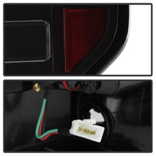 Spyder Auto (Spyder) LED Tail Lights - Version 2 - Black 5084200 fits 2010-2014 Ford F-150