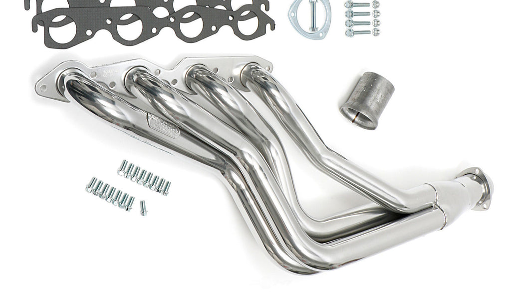 Hedman Hedders HTC Coated Headers; 2 in. Tube Dia; 3 in. Coll; FULL LENGTH Design 66002 fits 1968-1977 Chevrolet Chevelle / El Camino / Malibu