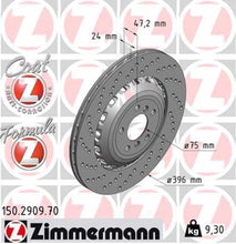 Load image into Gallery viewer, Zimmermann Brake Disc 2909 fits 2012-2019 BMW M5 / M6 / M6 Gran COUPE / 2013-2016 BMW M5 / 2012-2018 BMW M6