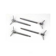 Load image into Gallery viewer, Mr Gasket Valve Cover Y Wing Bolts - Chrome Plated - 4 Pack 9824 fits 1975 Chevrolet Bel Air, C30, Camaro, Caprice, Impala, Nova / 1972-1974 Chevrolet Blazer / 1977-1980 Chevrolet C10, Malibu, K30