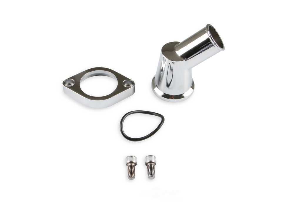 Mr. Gasket O-Ring Style Chrome Water Neck - 45 Degree 9141G fits 1967-1975 Chevrolet / GMC