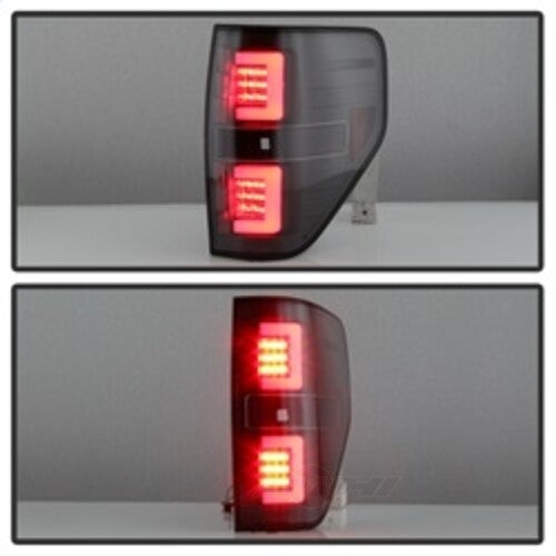 Spyder Auto (Spyder) LED Tail Lights - Version 2 - Black 5084200 fits 2010-2014 Ford F-150