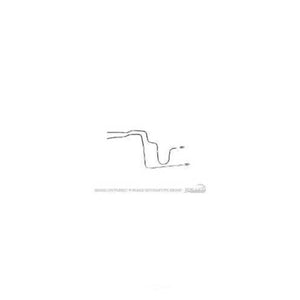 Scott Drake Transmission Oil Cooler Lines-Stainless Steel MOL002S fits 1967-1970 Ford Mustang 8 Cyl C-4 Transmission