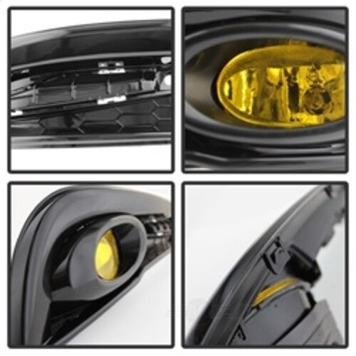 Spyder Auto (Spyder) OEM Fog Light w/Switch - Yellow 5077752 fits 2013-2015 Honda Civic DX
