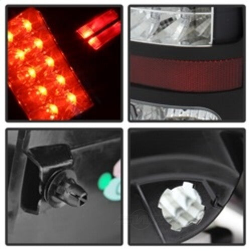 Spyder Auto (Spyder) LED Tail Lights - Black 5077530 fits 2013-2018 Ram 1500 / 2013-2018 Ram 2500 / 2013-2018 Ram 3500