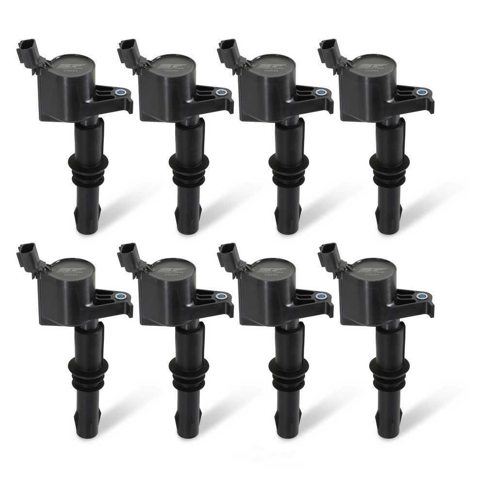 MSD 8-pack, direct bolt-in to factory connectors 55138 fits 2007-2008 Ford Expedition, Expedition EL, Expedition MAX, Explorer SPORT Trac, Mustang Lujo, Mustang Shelby GT