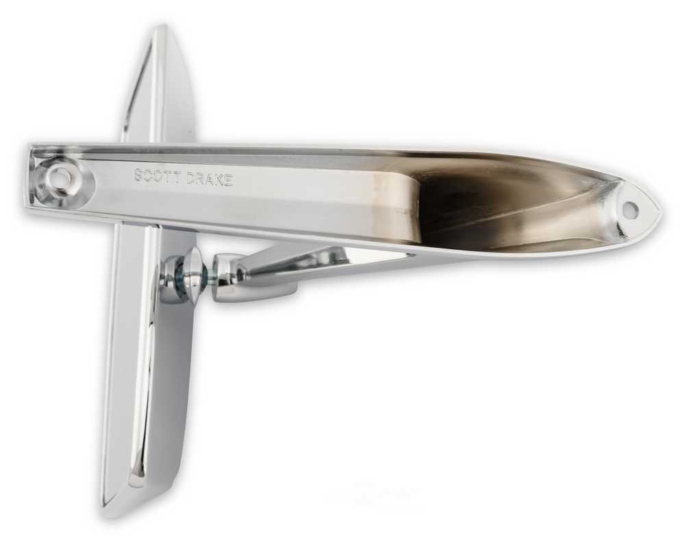 Scott Drake Exterior Mirror Chrome Finish C7AZ-17696-A fits 1967-1973 Ford Mustang