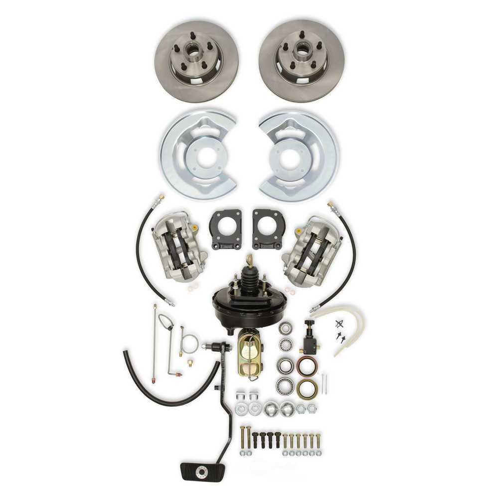Scott Drake F-Disc Brake Conversion Kit-Dual Bowl Master Manual F-Drum Brake DBC-A121-1-R fits 1967-1969 Ford Mustang F-Disc Brake Conversion