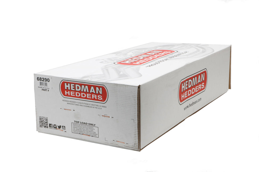Hedman Hedders Standard Uncoated Headers; 1-5/8 in. Tube Dia.; 3 in. Coll.; FULL LENGTH Design 68290 fits 1964-1993 Chevrolet Bel Air, Brookwood, Caprice, Chevelle, EL Camino, Impala, Laguna, Malibu