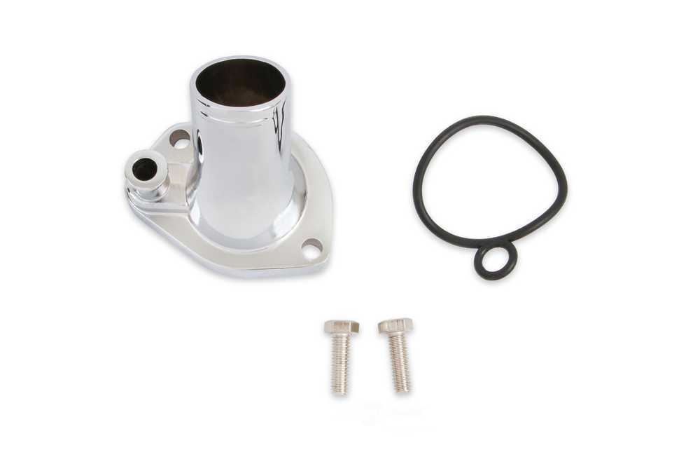 Mr. Gasket O-Ring Style Chrome Water Neck - 45 Degree 2662 fits 1966-1973 Ford Bronco / 1975-1993 Ford Bronco Custom / 1985-1996 Ford Bronco Eddie Bauer / 1975 Ford Bronco Northland, Bronco Ranger, E-100 Econoline, E-150 Econoline, Granada