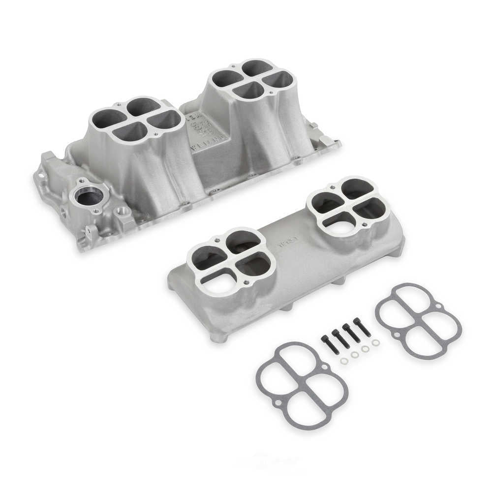 Weiand Hi-Ram Intake Manifold with Performance Oval Port Heads 1981 fits 396ci-502ci