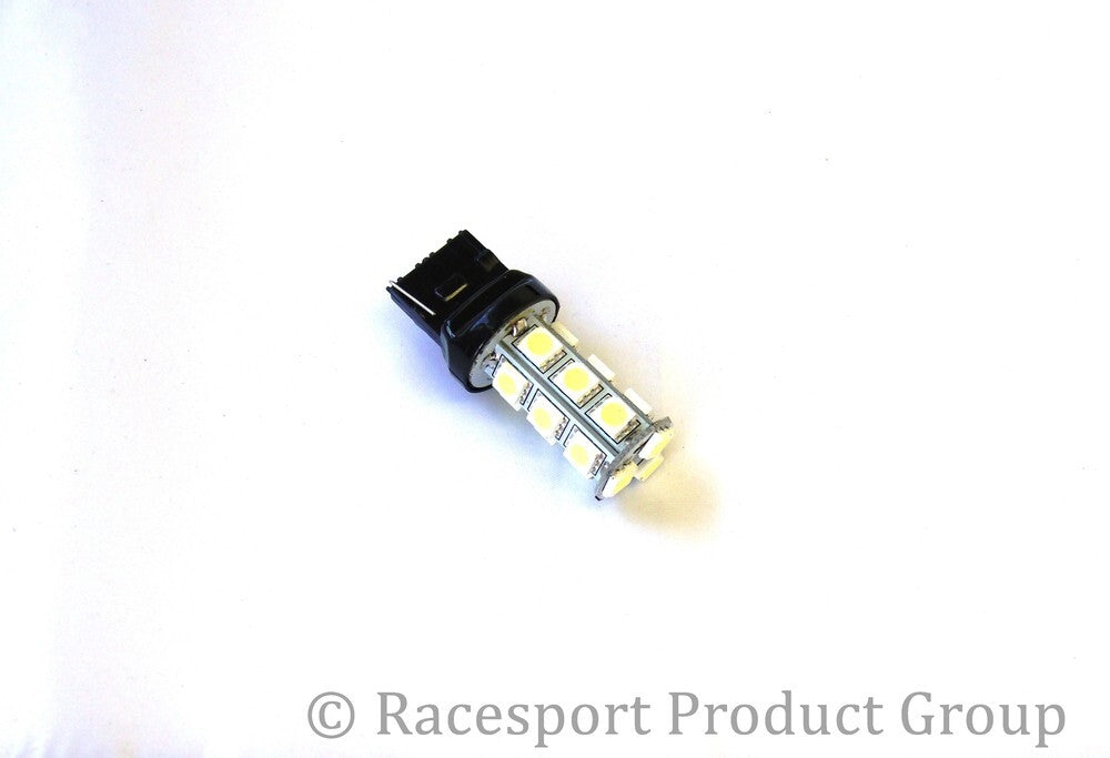 Race Sport 7440 5050 LED Chip Bulbs (White) (Pair) RS-7440-W-5050 fits 2001-2017 Acura / Chevrolet / Chrysler / Honda / Mitsubishi / Subaru / Volkswagen