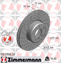 Load image into Gallery viewer, Zimmermann Coated Brake Disc 2906 fits 2012-2021 BMW 228I / 228I xDrive / 230I / 230I xDrive / 320I / 320I xDrive / 328I / 328I GT xDrive
