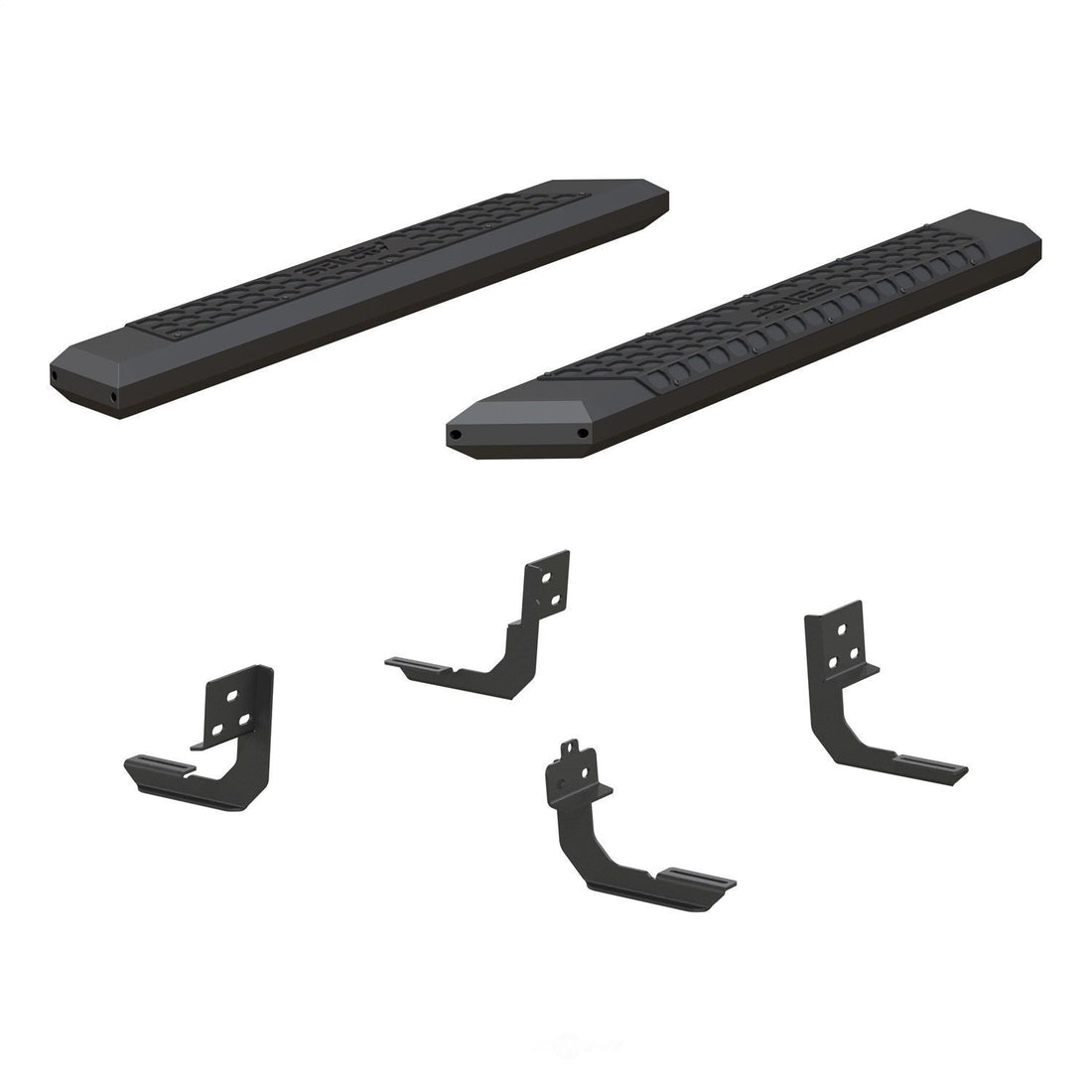ARIES - AdvantEDGE 5-1/2" x 53" Black Aluminum Side Bars, Select 2556004 fits 1500 Ram