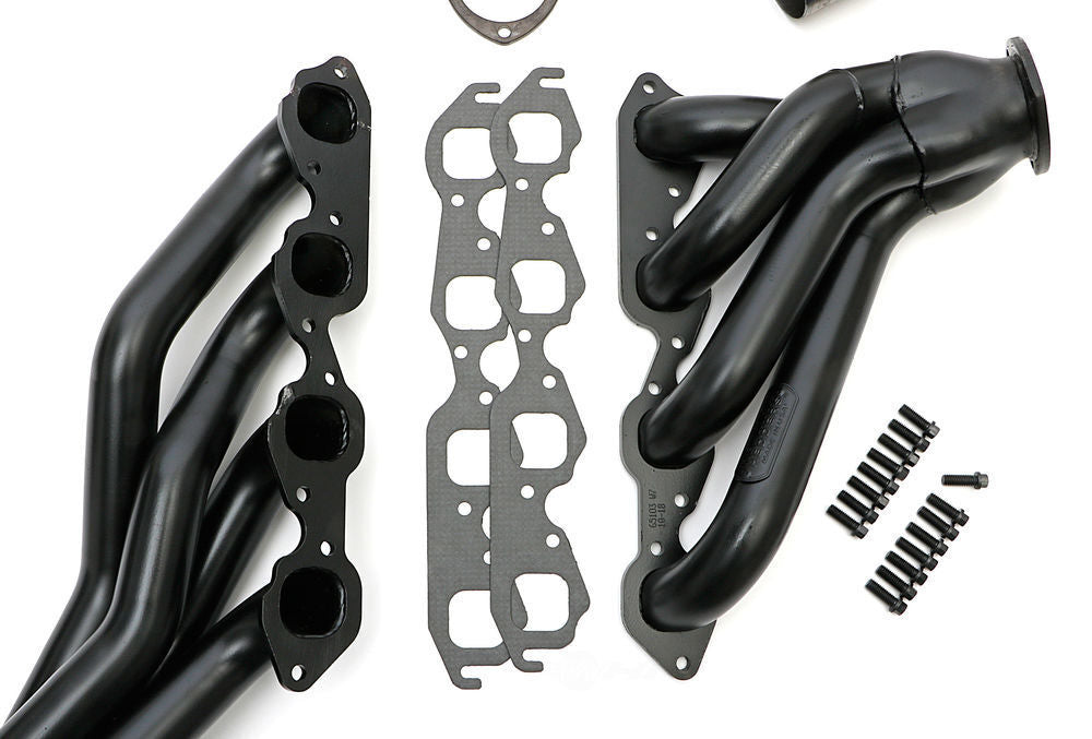 Hedman Hedders Standard Uncoated Headers; 2 in. Tube Dia.; 3 in. Coll.; MID-LENGTH Design 65103 fits 1965-1981 Chevrolet Bel Air / Biscayne / Camaro / Caprice / Chevelle / El Camino / Impala / Laguna