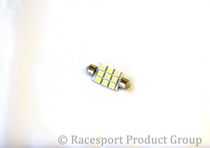 Race Sport 42mm 5050 LED 9 Chip Bulbs (White) (Individual) RS-42MM-W-5050 fits 1995-2017 Acura / Cadillac / Chevrolet